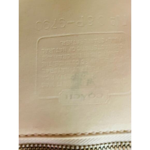 Vintage Coach City cream Bag leather Cross body city bag, Shoulder bag #9790 - Picture 8 of 11